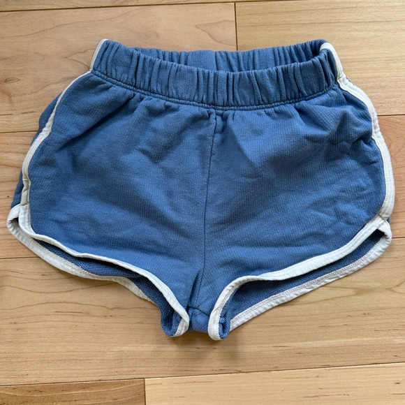 Winter Water Factory Blue Track Shorts size 4 - Picture 1 of 4
